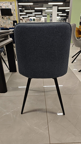 Стул на металлокаркасе Texas 3 поворотный синий / черный из шоурума 4